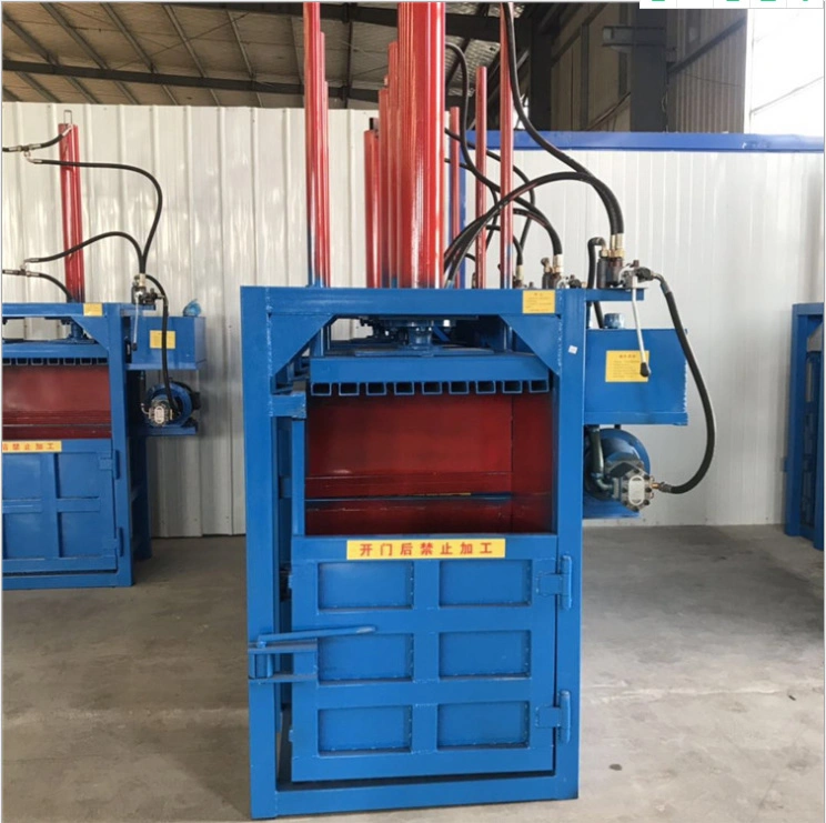 Supply of Hydraulic Waste Paper Baler Waste Clothing Baler Price Single Cylinder Vertical Woven Bag Baler