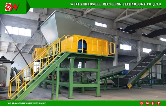 Trituradora de metal Shredwell Ms-2400 Reciclaje de chatarra